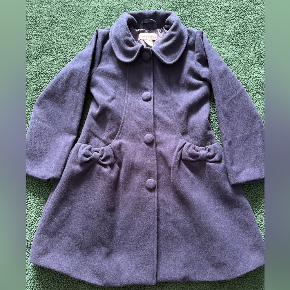 Chasing Fireflies Navy girls Coat